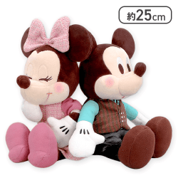 ミッキー＆ミニー ルビー＆ミントショコラ ペアぬいぐるみ