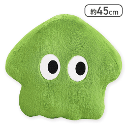 【グリーン】モブイカのぬいぐるみ45cm
