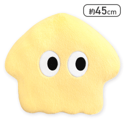 【クリーム】モブイカのぬいぐるみ45cm