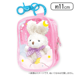 【単品配送不可】【おそら(ぴんく)】みてみてうちの子ポーチもっとみて