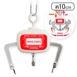 【レッド】アームキーホルダーミニサイズ3本爪ver.BC