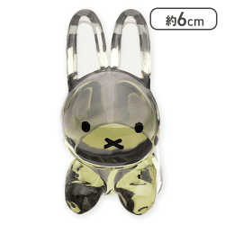 【クリアグレー】ブルーナアニマル アクリルフィギュア うさぎ