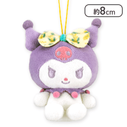 【クロミ】サンリオキャラクターズ ホワイトミモザ柄マスコット