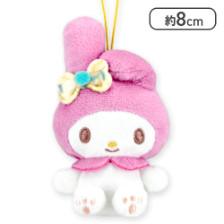 【マイメロディ】サンリオキャラクターズ ホワイトミモザ柄マスコット