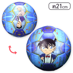 【ブルー＆ゴールド】名探偵コナン プラチナムザッカサッカーボール2025