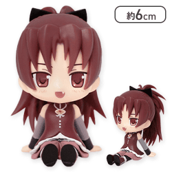 【佐倉杏子】魔法少女まどか☆マギカぺたっとおすわりフィギュア