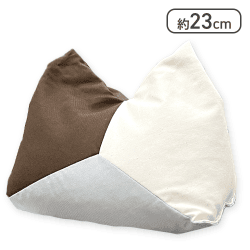 【ブラウン＆ベージュ＆グレー】にゃんこクッション