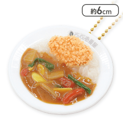 【単品配送不可】【ロースカツやさいカレー】CoCo壱番屋ミニチュアマスコットBC