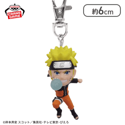 【うずまきナルト】NARUTO-ナルト- 疾風伝 フィギュアキーホルダー〜うずまきナルト・波風ミナト〜