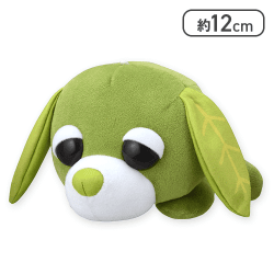 【リョク】お茶犬 寝そべり ぬいぐるみ