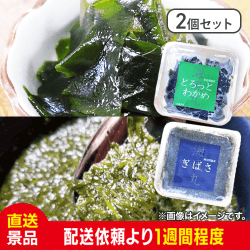 海風丸(ぎばさ100g､とろっとわかめ100g)セット