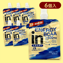 【6個入】inゼリーエネルギー　BCAA※賞味期限:2025/08/31