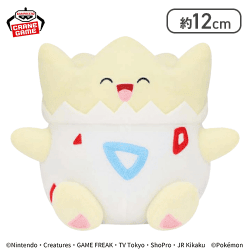 【トゲピー(笑顔)】ポケットモンスター いろんなおかおぬいぐるみ〜ミュウ・トゲピー〜