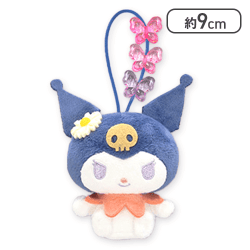 【クロミ(ブルー)】マイメロディ・クロミ フラワービーズマスコット