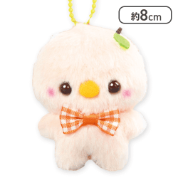 【単品配送不可】【ひよこさん(おれんじ)】すくっとたっちさん〜ふるーつ〜