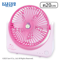 【ピンク】すみっコぐらし 天使なえびてん デスクトップファン