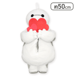 【ホワイト】ベイマックス ハートがいっぱい ティッシュボックスカバー