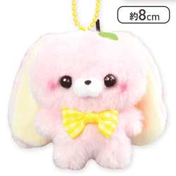 【単品配送不可】【たれうさぎさん(もも)】すくっとたっちさん〜ふるーつ〜