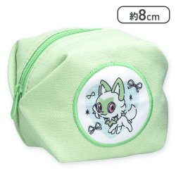 【ニャオハ】ポケットモンスター キューブ型プチポーチ PoppingUp