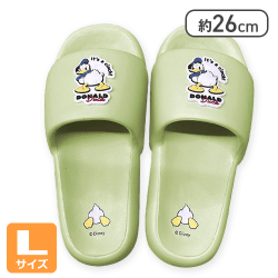 【グリーンL】ドナルド厚底シャワーサンダル