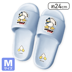 【ブルーM】ドナルド厚底シャワーサンダル