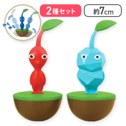 【赤ピクミン＆氷ピクミン】ピクミン ゆらゆらフィギュア