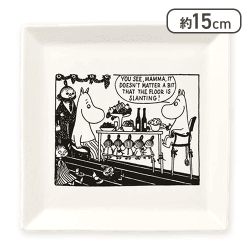 【ムーミン＆ムーミンママ】ムーミン スクエアプレート