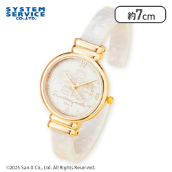 【ホワイト】すみっコぐらし おうちでくまカフェ バングルウォッチ