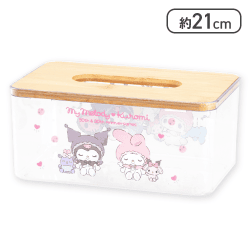 【ピンク】マイメロディ♡クロミ エンジェルクリアティッシュケース