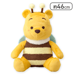 くまのプーさん 赤いほっぺ スーパーラージぬいぐるみ みつばちVer.