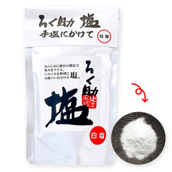 ろく助の塩 元祖 顆粒タイプ 白塩※賞味期限:2026/08/20