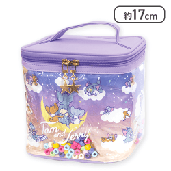 【パープル】トムとジェリー ビーズバニティバッグVer.4