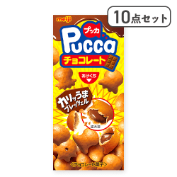 【10点セット】プッカチョコレート※賞味期限:2026/05/31