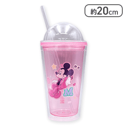 【ミッキー】ミッキー＆フレンズ #MY推しDAYS ジャケットフォト ストロー付きタンブラー