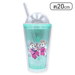 【チップ＆デール】ミッキー＆フレンズ #MY推しDAYS ジャケットフォト ストロー付きタンブラー