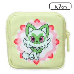 【ニャオハ】ポケットモンスター スクエアプチポーチ