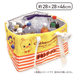 チキンラーメンひよこちゃんBIGなおかいもの保温・保冷バック