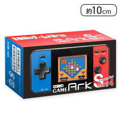 【ブルー＆レッド】携帯ゲーム機 GMAE Ark S mini 4