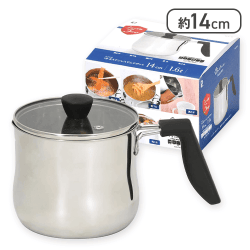 ナリック 18-8ステンレス製マルチポット14cm(1.6L)