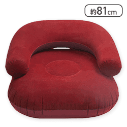 【ワインレッド】ラグジュアリーエアーソファー2 