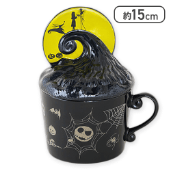 【ジャック】ティム・バートンのナイトメアー・ビフォア・クリスマス ふた付きマグカップ