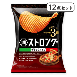 【12点セット】湖池屋ストロング デラックスピザ※賞味期限:2026/04/30