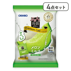 【4点セット】ぷるんと蒟蒻 プレミアムカフェ メロンミルク※賞味期限:2026/05/31