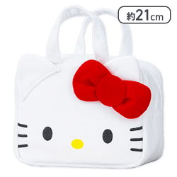 【ハローキティ】サンリオキャラクターズ フェイスふわふわバッグ