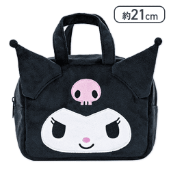 【クロミ】サンリオキャラクターズ フェイスふわふわバッグ
