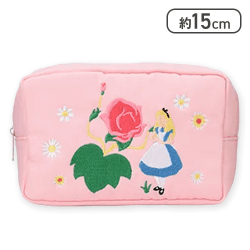 【不思議の国のアリス】ディズニーキャラクター 刺繍ポーチ