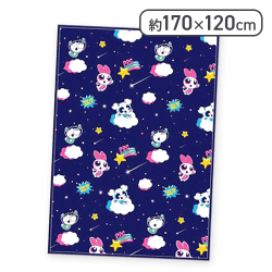 【ネイビー】パワーパフガールズ ふんわりブランケット