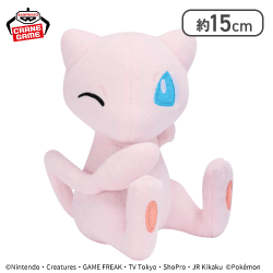 【ミュウ】ポケットモンスター しっぽみてみて！ぬいぐるみ〜ピカチュウ・ミュウ・マリル〜