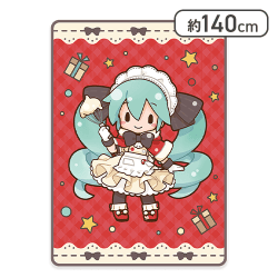 【ふわぷち】初音ミクシリーズ　プラチナムザッカブランケット“初音ミク”クリスマス2025