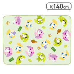 お茶犬　プラチナムザッカブランケット